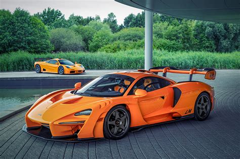 Wallpaper McLaren F1, McLaren Senna LM 2 Orange auto Metallic