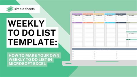 Weekly To Do List Template: How to Make Your Own Weekly To Do List