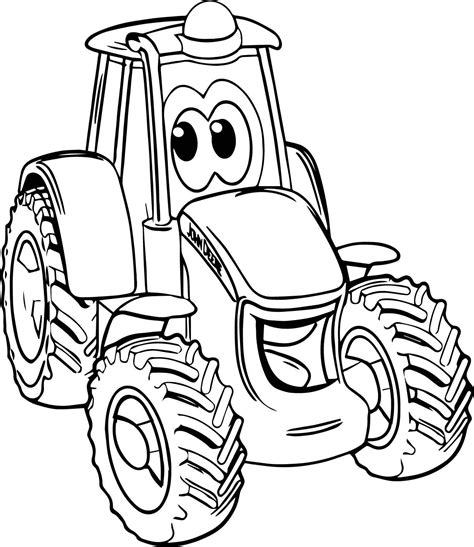 Printable Coloring Pages Tractors - Printable Word Searches