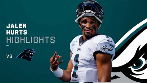 Jalen Hurts' best plays vs. Panthers | NFL 2021 Highlights