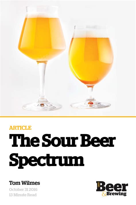 The Sour Beer Spectrum | Craft Beer & Brewing