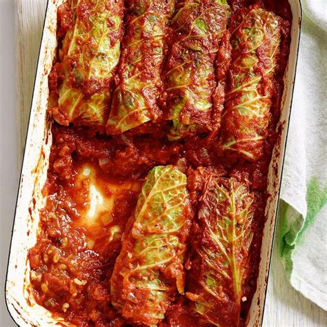 Vegetarian Stuffed Cabbage Recipe - EatingWell