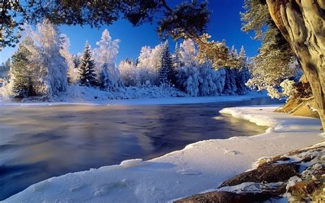 Winter Landscape Wallpapers - WallpaperSafari