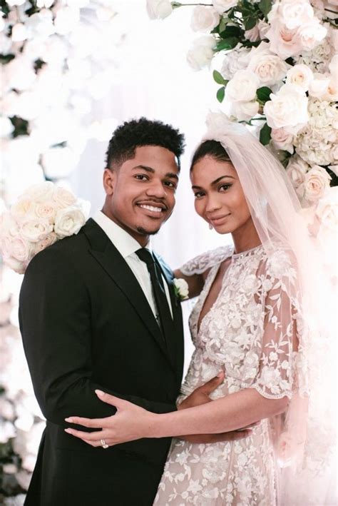 Giants Sterling Shepard & Chanel Iman Wedding Photos – BlackSportsOnline