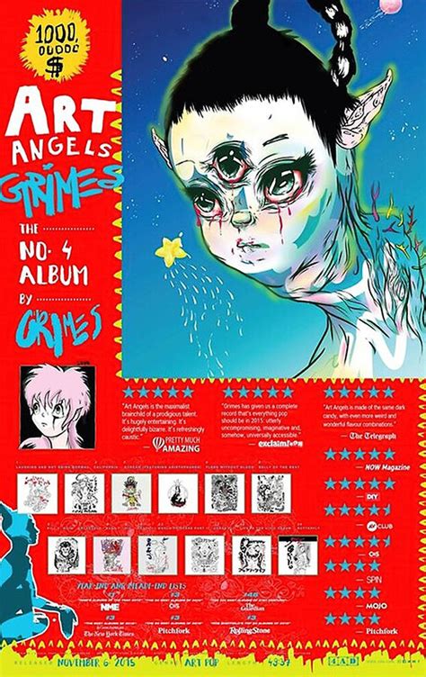 Art Angels Grimes Digital Art by Hanketsu STORE - Fine Art America