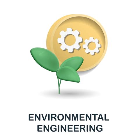 Premium Vector | Environmental engineering icon 3d illustration from global warming collection ...