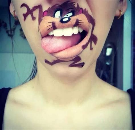 23 Hilariously Clever Cartoon Characters Made Of Makeup By Laura Jenkinson