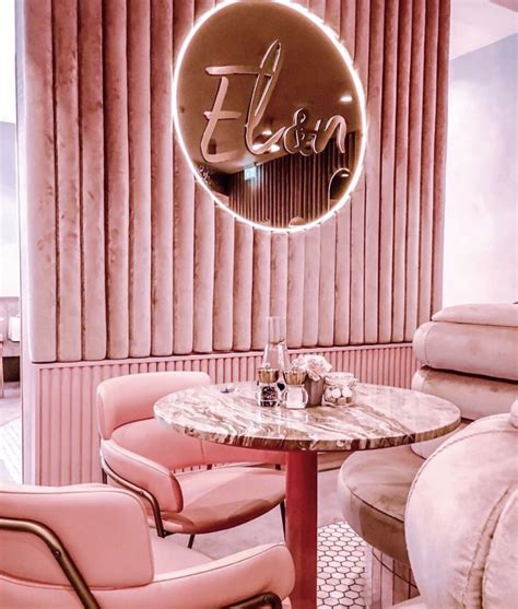 EL&N London | Pink cafe, Cafe decor, Salon suites decor