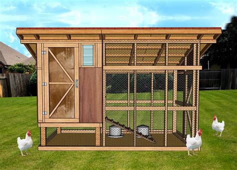 Chicken Coop With Run Plans, Diy Build Guide, Step by Step Instructions, Simple Chicken Coop ...