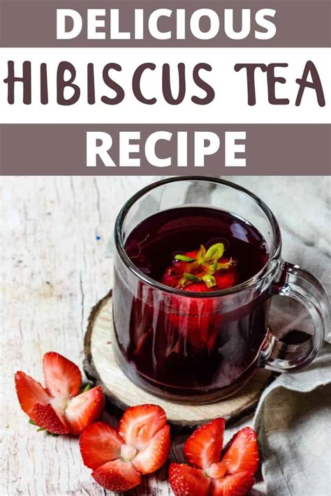Hibiscus Tea with Dried Flowers - Serve Hot or Cold! - The Foreign Fork