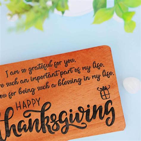 Thanksgiving Cards | Wooden Cards | Thanksgiving Cards For Business - woodgeekstore