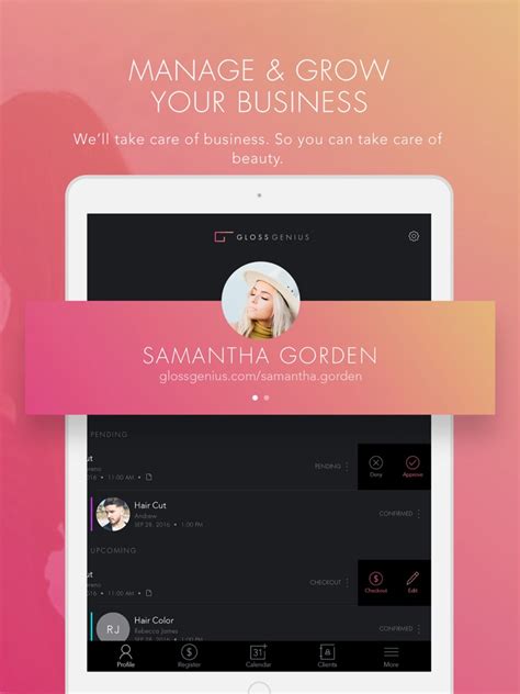 GlossGenius - Salon Software App for iPhone - Free Download GlossGenius - Salon Software for ...