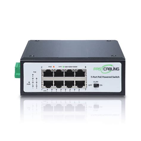 8 Port PoE Powered Switch - FASTCABLING