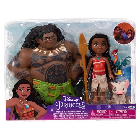 Disney Princess Moana Petite 6 inch Fashion Doll Gift Set with Maui ...