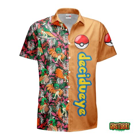 Decidueye Anime Hawaiian Shirts