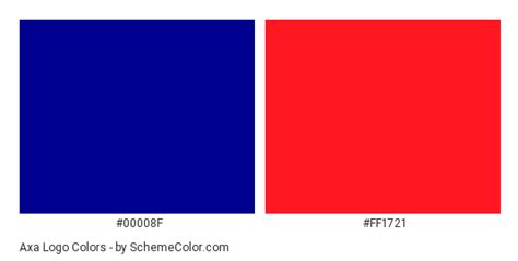 Axa Logo Color Scheme » Blue » SchemeColor.com