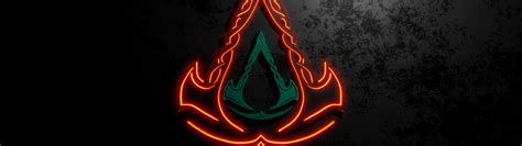 5120x1440 Assassins Creed Valhalla Cool Logo 5120x1440 Resolution Wallpaper, HD TV Series 4K ...