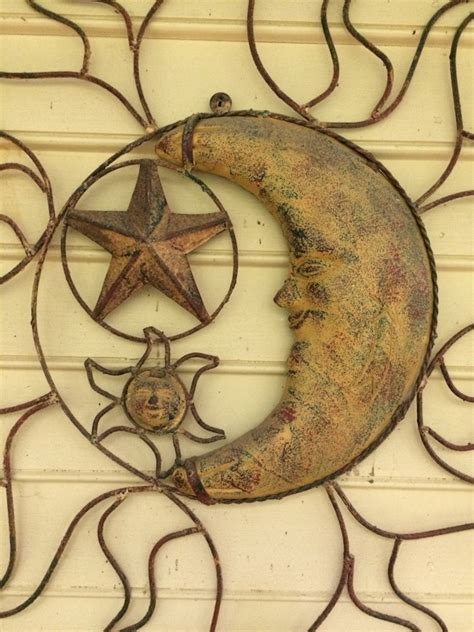 Metal Sun, Moon, and Star Wall Hanging | EBTH