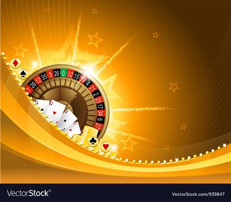 Gambling background with casino elements Vector Image