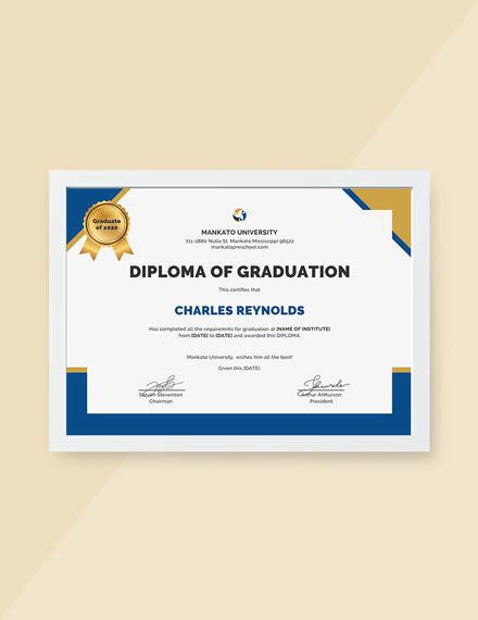 Diploma Certificate - 18+ Examples, Format, How to Create, Pdf