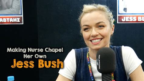 Making Nurse Chapel Her Own : Jess Bush Beams In! - YouTube