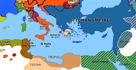 Greek War of Independence | Historical Atlas of Europe (22 April 1821) | Omniatlas