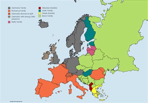 The Main Language Families of Europe : r/Maps