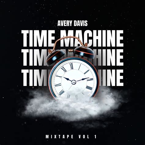 Time Machine Music Album Cover Artwork Canva Template - Peetaly Studio