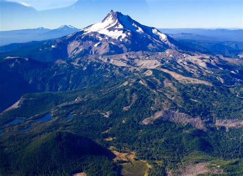 Mt. Jefferson Oregons second highest peak. From the NE side. Taken on a ...