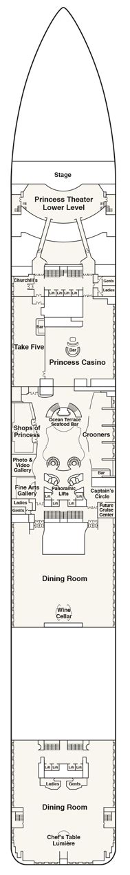 Enchanted Princess Deck plan & cabin plan