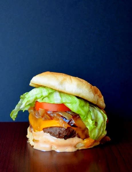 Happily Spiced: Best Burger Recipe with Pink Sauce