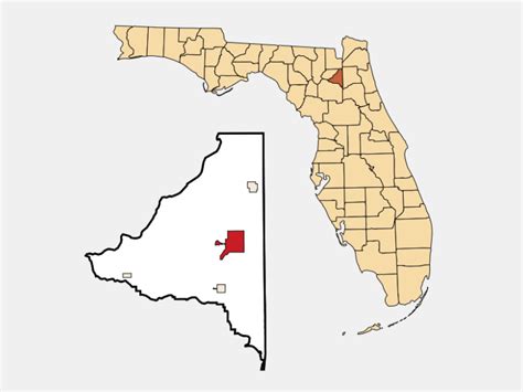 Starke, FL - Geographic Facts & Maps - MapSof.net