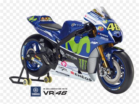 Valentino Rossi"s Model Yamaha Yzr-m1 Bike - Valentino Rossi Bike Model, HD Png Download - vhv