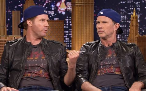 HI-RES PHOTO Will Ferrell Chad Smith look just alike on Jimmy Fallon