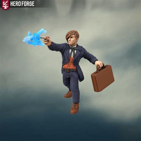 Newt Scamander from the fantastic beasts series. : r/HeroForgeMinis