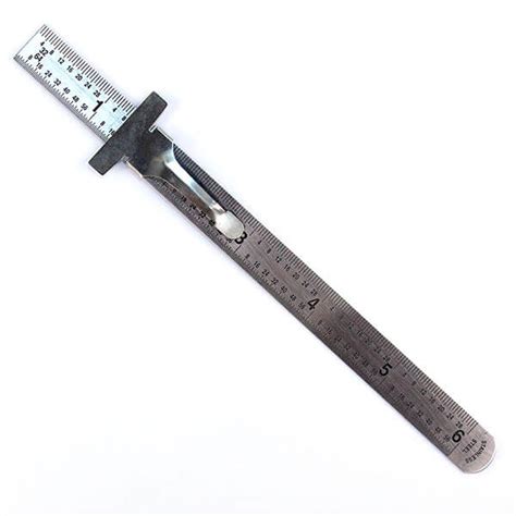 Stainless-Steel Ruler With Clip