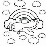 Pusheen Coloring Book The Cat  Gatito para colorear sketch template