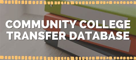 US Community College Transfer Policy Database, By State