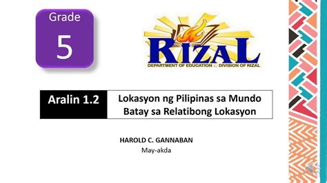 Ang Pilipinas Ay Bansang Insular O Maritime Ugnayan Ng Lokayon Ng ...