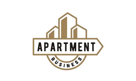 Premium Vector | Apartment building business logo design