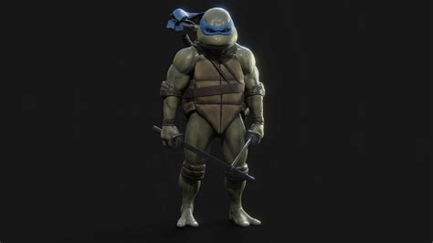 Leonardo Tortuga Ninja Teenage Mutant Modelo 3D $199 - .blend .fbx .obj - Free3D