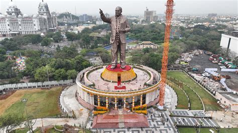 Unveiling of the 125-foot-tall statue of Dr. B.R. Ambedkar - Sri K. Chandrashekar Rao