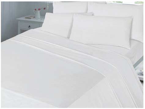 Flat Bed Sheet Egyptian Cotton 400 Thread Count White - Hotel Bedding