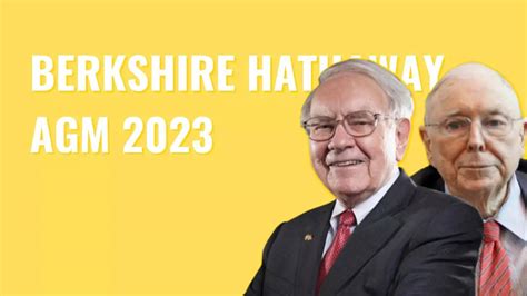 Buffett: Berkshire Hathaway Annual Meeting 2023: Succession to value ...