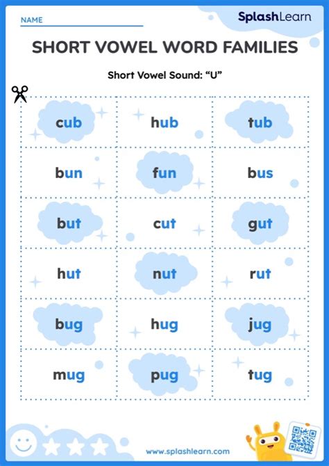 Short o Word Families - ELA Worksheets - SplashLearn