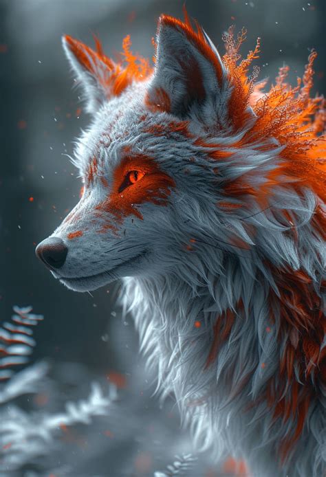 Autmn Fire Wolf by DauntlessDreams on DeviantArt