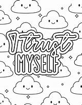 25 Printable Affirmation Coloring Pages For Kids Print At Home  sketch template