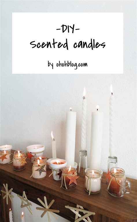 DIY scented candles - Ohoh Blog