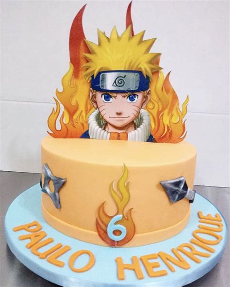 Naruto Cake Ideas - birthday card message