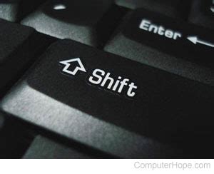 What is the Shift Key?